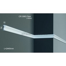 Молдинг поліуретановий гнучкий Gaudi Decor CR 3063 Flexi (2.44м)