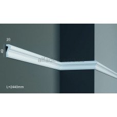 Молдинг поліуретановий гладкий Gaudi Decor CR 3073 (2.44м)