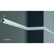 Молдинг поліуретановий гладкий Gaudi Decor CR 610 (2.44м)
