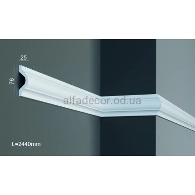 Молдинг полиуретановый гладкий Gaudi Decor CR 691 (2.44м) купить в Одессе