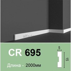 Плінтус(молдинг) поліуретановий Gaudi Decor CR 695 (2.00м)
