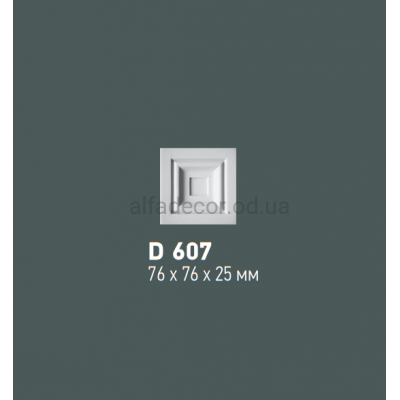 Декор(квадрат) обрамления Gaudi Decor D 607 купить в Одессе