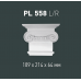 Капітель пілястри Gaudi Decor PL 558LR купити в Одесі