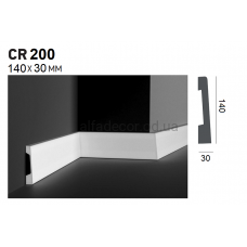 Плінтус поліуретановий Gaudi Decor CR 200 (2.44м)