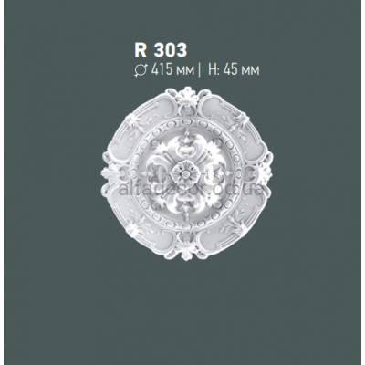 Розетка стельова Gaudi Decor R 303 купити в Одесі