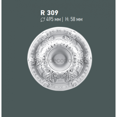 Розетка потолочная Gaudi Decor R 309 купить в Одессе