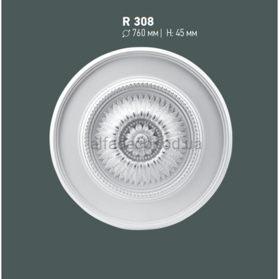 Розетка стельова Gaudi Decor R 308 купити в Одесі