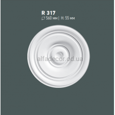 Розетка потолочная Gaudi Decor R 317