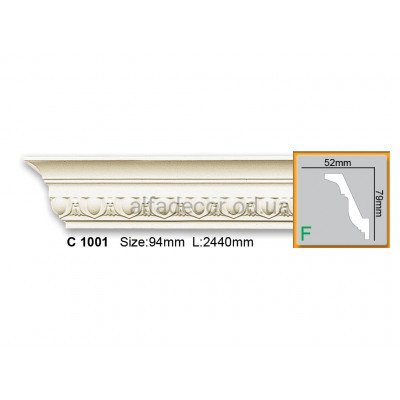 Карниз гибкий Gaudi Decor C 1001 (2.44м) купить в Одессе