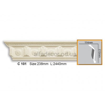 Карниз Gaudi Decor C 101 (2.44м) купить в Одессе