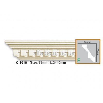 Карниз Gaudi Decor C 1010 (2.44м) купити в Одесі