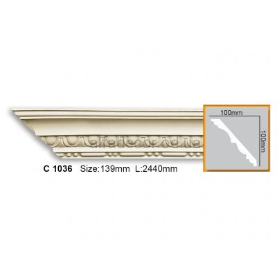 Карниз Gaudi Decor C 1036 (2.44м) купить в Одессе