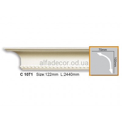 Карниз гибкий Gaudi Decor C 1071 (2.44м) купить в Одессе