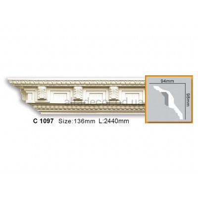 Карниз Gaudi Decor C 1097 (2.44м) купить в Одессе