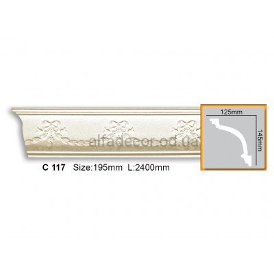 Карниз Gaudi Decor C 117 (2.44м) купити в Одесі