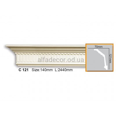 Карниз Gaudi Decor C 121 (2.44м) купити в Одесі
