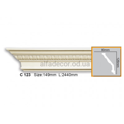 Карниз Gaudi Decor C 123 (2.44м) купить в Одессе