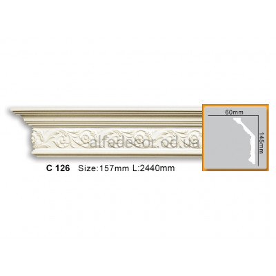 Карниз Gaudi Decor C 126 (2.44м) купить в Одессе