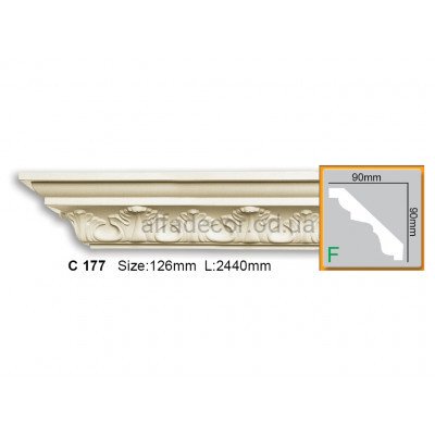 Карниз Gaudi Decor C 177 (2.44м) купить в Одессе