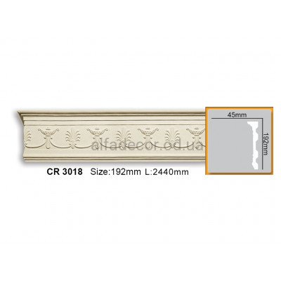 Молдинг Gaudi Decor CR 3018 (2.44м) купити в Одесі