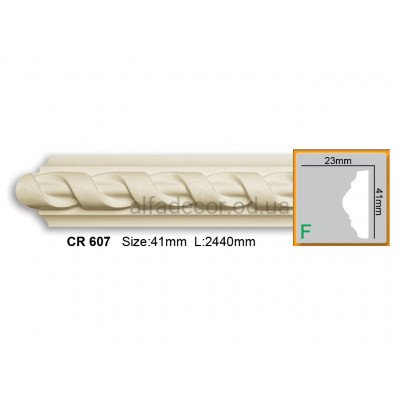 Молдинг гибкий Gaudi Decor CR 607 (2.44м) купить в Одессе