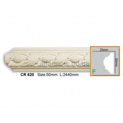Молдинг гнучкий Gaudi Decor CR 620 (2.44м) купити в Одесі