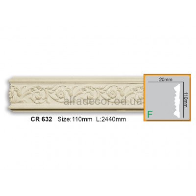 Молдинг гибкий Gaudi Decor CR 632 (2.44м) купить в Одессе