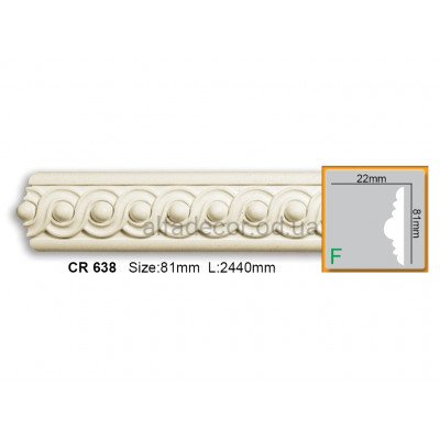 Молдинг Gaudi Decor CR 638 (2.44м) купить в Одессе