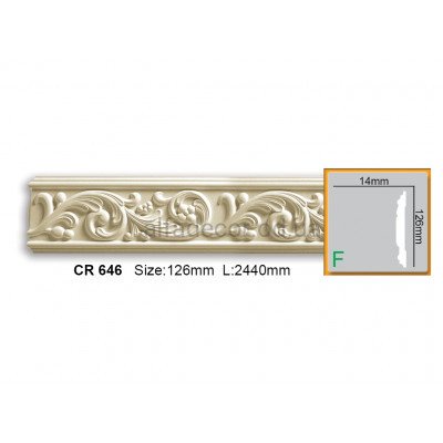 Молдинг гнучкий Gaudi Decor CR 646 (2.44м) купити в Одесі