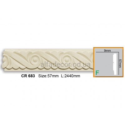 Молдинг Gaudi Decor CR 683 (2.44м) купити в Одесі