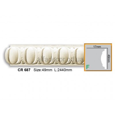 Молдинг Gaudi Decor CR 687 (2.44м) купить в Одессе