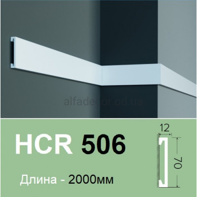 Молдинг полімерний універсальний HCR 506 (2.00м) Grand Decor купити в Одесі