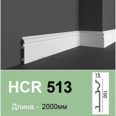 Плинтус полимерный HCR 513 (2.00м) Grand Decor