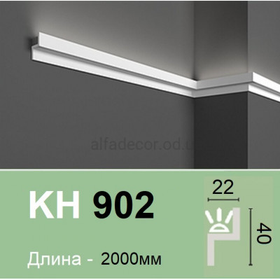 Карниз для підсвічування полімерний KH 902 (2.00м) Grand Decor купити в Одесі