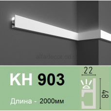 Карниз для підсвічування полімерний KH 903 (2.00м) Grand Decor
