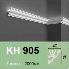 Карниз для підсвічування полімерний KH 905 (2.00м) Grand Decor