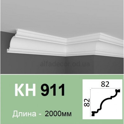 Карниз(плінтус) для стелі полімерний KH 911 Grand Decor купити в Одесі