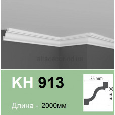 Карниз(плинтус) для потолка полимерный KH 913 (2.00м) Grand Decor