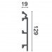 Плинтус гибкий HCR 509 Flex (2.44м) Grand Decor купить в Одессе