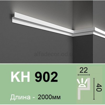 Карниз для подсветки полимерный KH 902 (2.00м) Grand Decor купить в Одессе