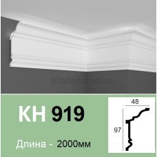 Карниз полімерний для LED освітлення KH 919 Grand Decor Карниз полімерний для LED освітлення KH 919 Grand Decor