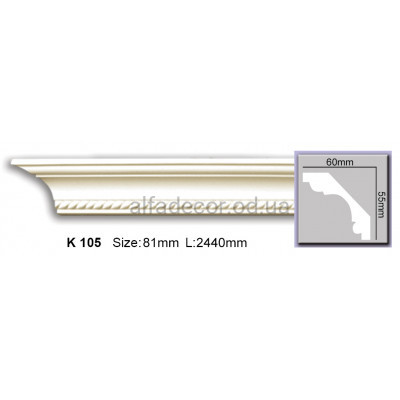Карниз (2.44м) Harmony Decor K 105 купити в Одесі