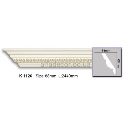 Карниз (2.44м) Harmony Decor K 1126 купити в Одесі