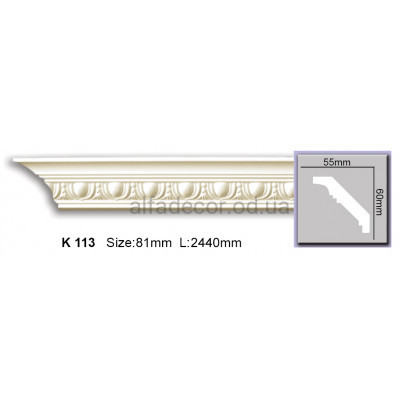 Карниз (2.44м) Harmony Decor K 113 купити в Одесі