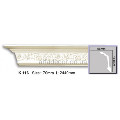 Карниз (2.44м) Harmony Decor K 116 купити в Одесі