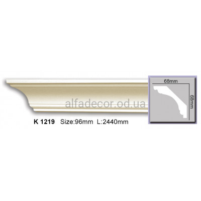 Карниз гибкий (2.44м) Harmony Decor K 1219 купить в Одессе
