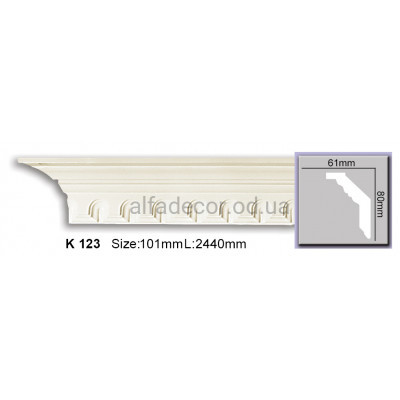 Карниз (2.44м) Harmony Decor K 123 купити в Одесі