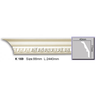 Карниз (2.44м) Harmony Decor K 169 купити в Одесі
