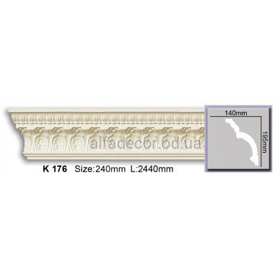 Карниз (2.44м) Harmony Decor K 176 купить в Одессе