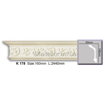 Карниз (2.44м) Harmony Decor K 178 купити в Одесі